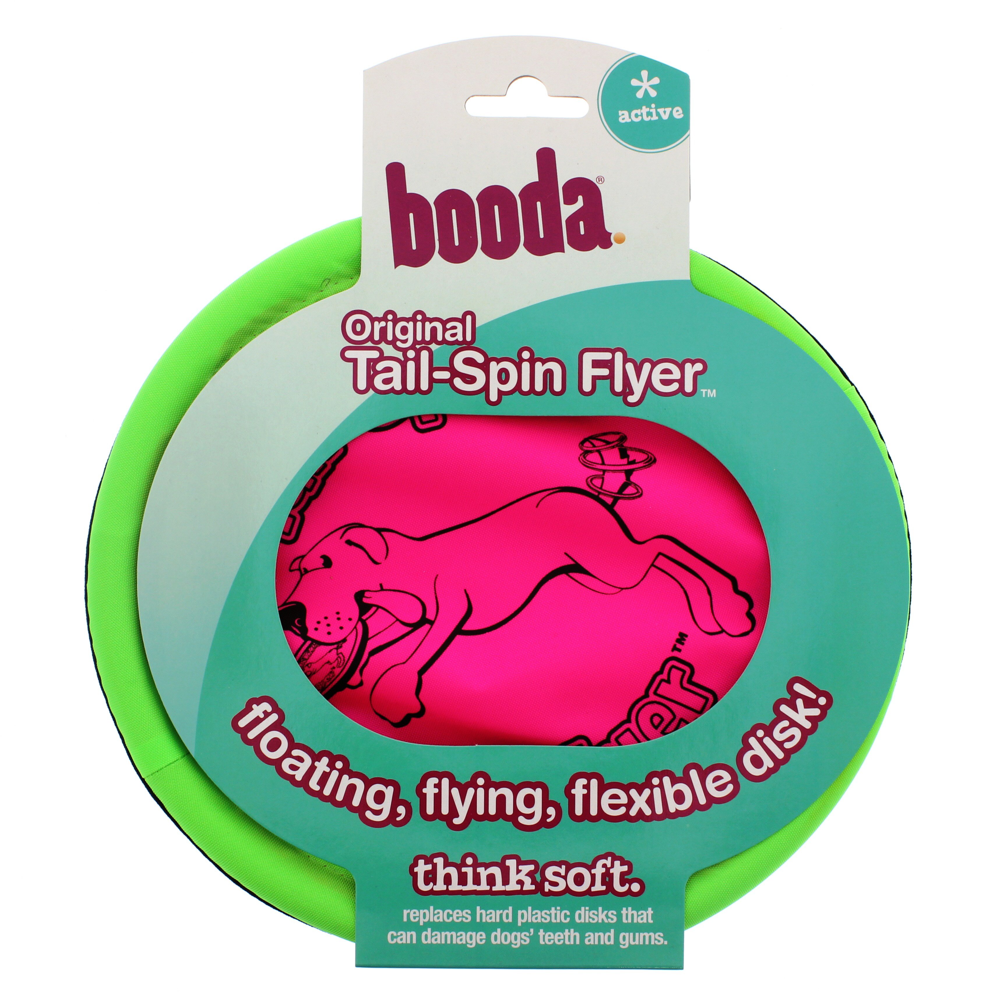 Booda Tail Spin Flyer Dog Toy, Colors May Vary - Shop Balls & fetch ...
