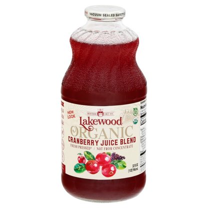 Lakewood Organic Pure Cranberry Juice, 32 oz | Central Market