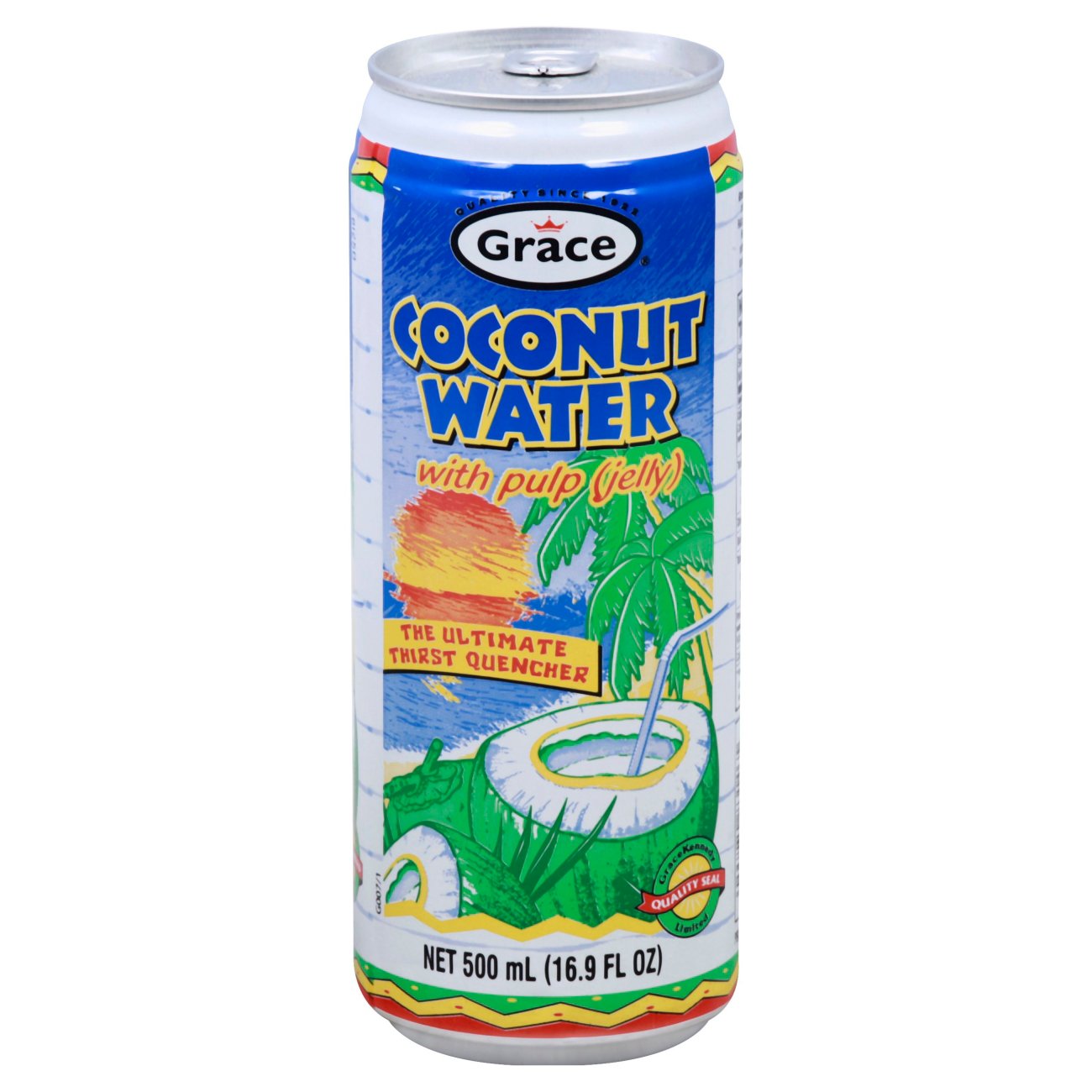 Grace Coconut Water with Pulp Shop Coconut Water at HEB
