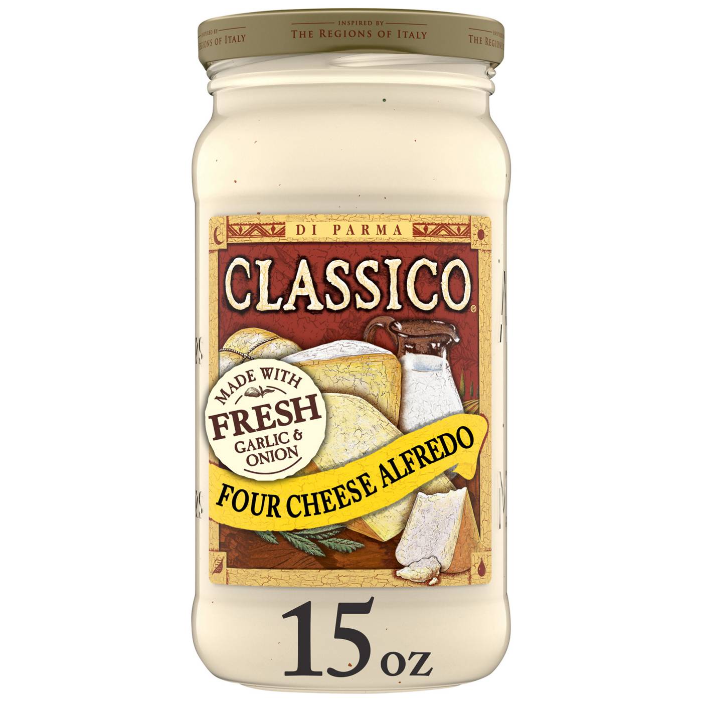 Classico Four Cheese Alfredo Pasta Sauce; image 1 of 5