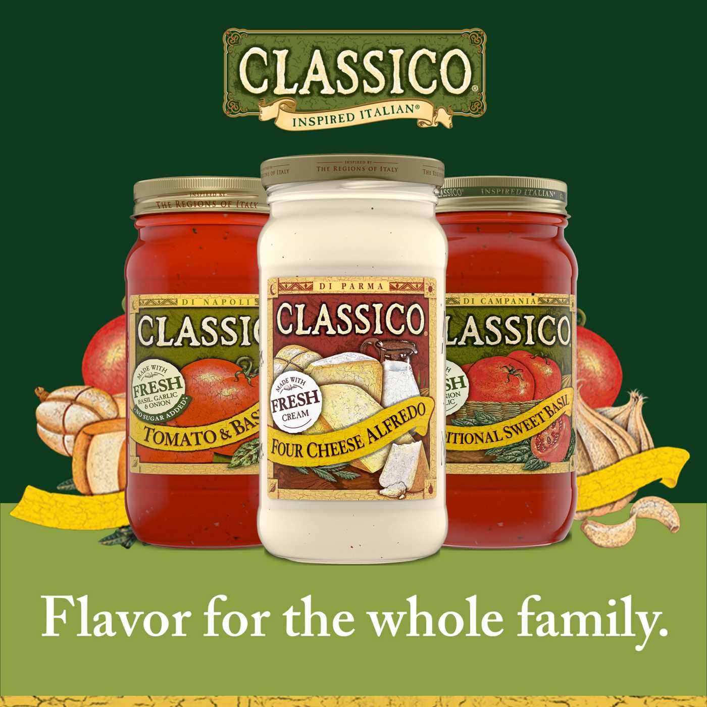 Classico Four Cheese Alfredo Pasta Sauce; image 4 of 9