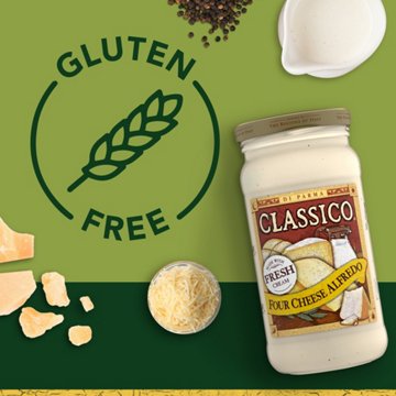 Classico Four Cheese Alfredo Pasta Sauce