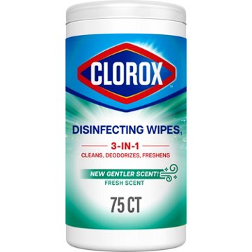 Clorox Disinfecting Bleach Free Cleaning Wipes - Fresh Scent, 75 ct