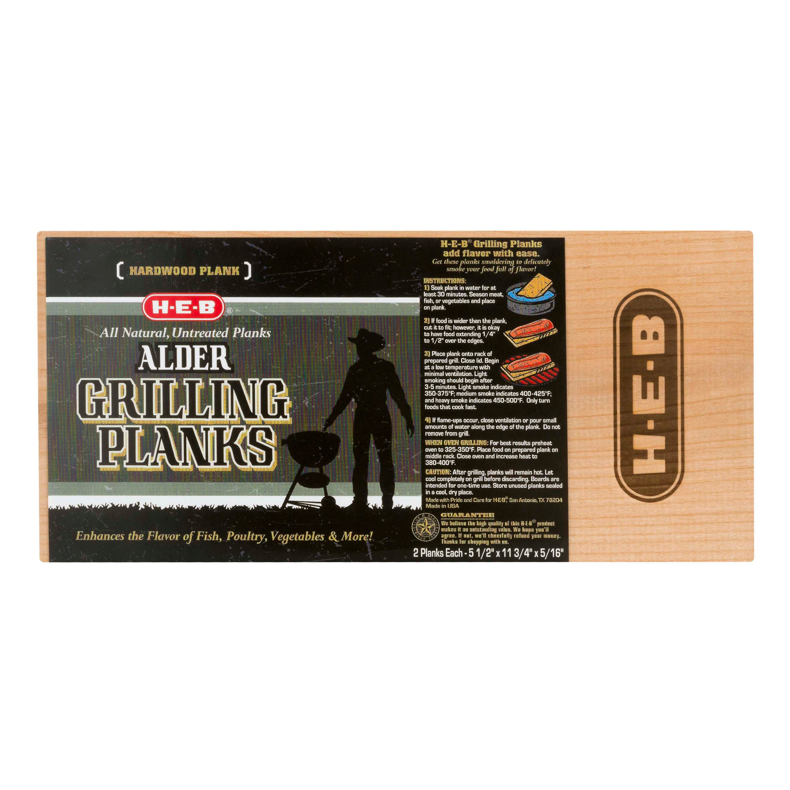 alder grilling planks