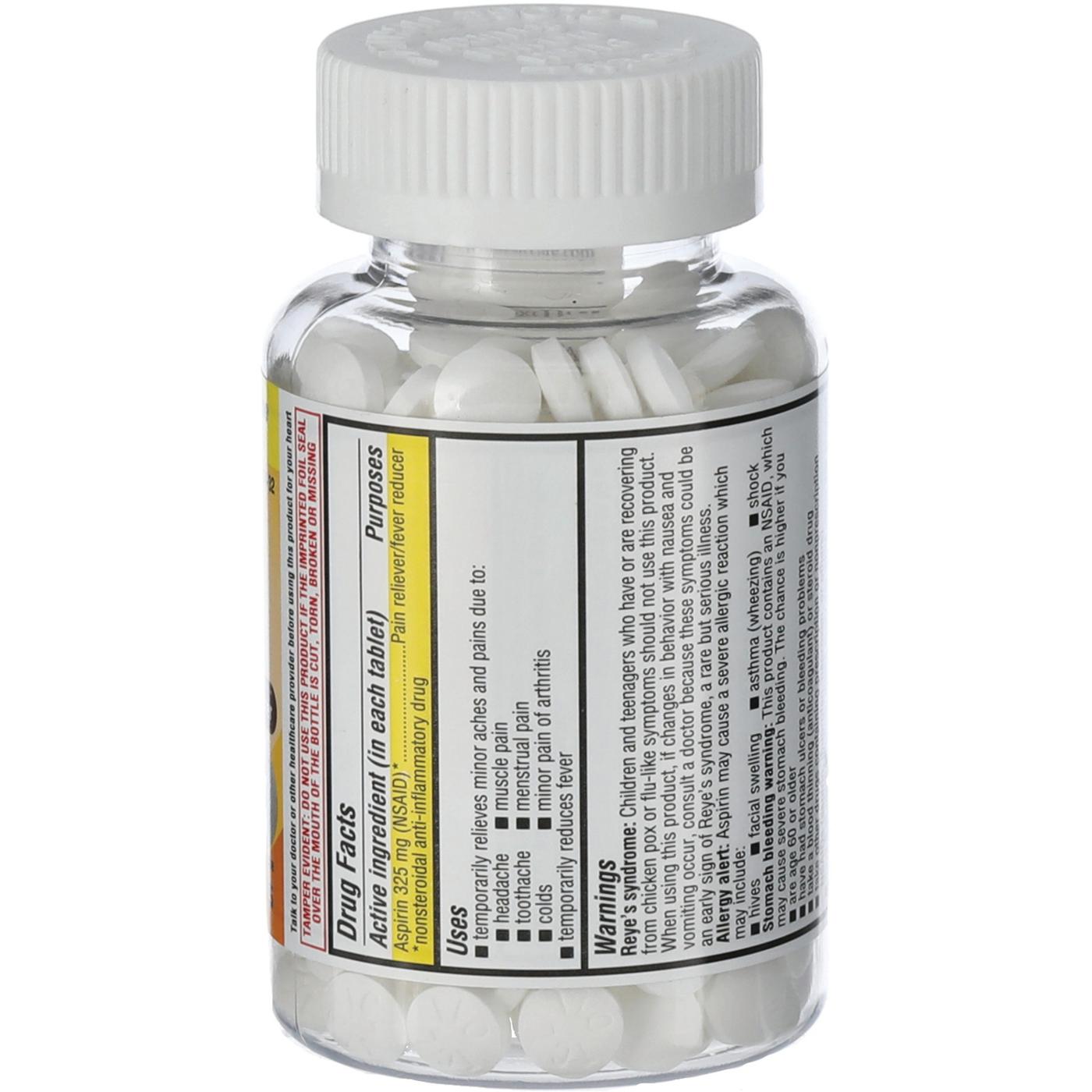 H-E-B Aspirin 325 Mg Coated Tablets; image 2 of 2