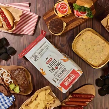 H-E-B Texas Mesquite Light the Bag Charcoal Briquets, 4 lb