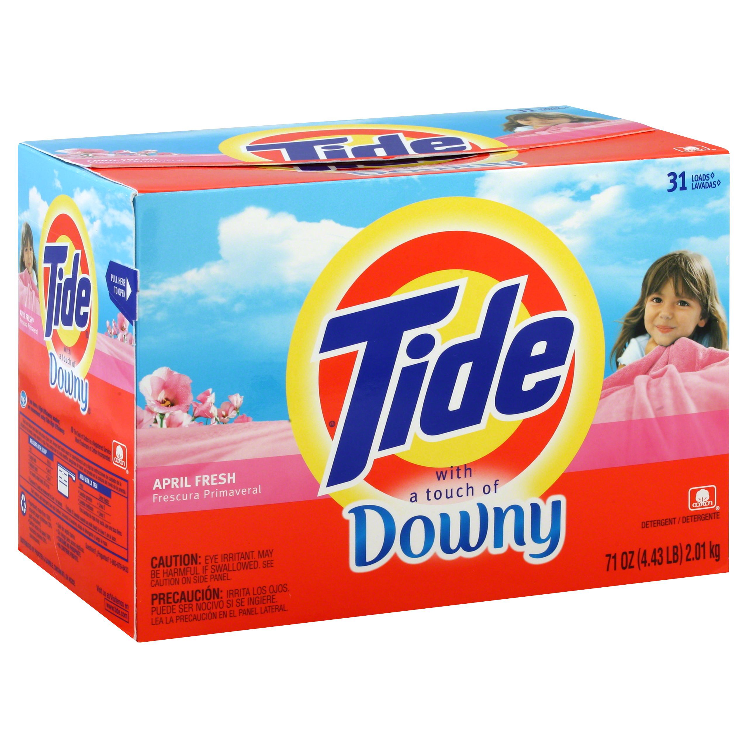Tide Plus A Touch of Downy High Efficiency Laundry Detergent