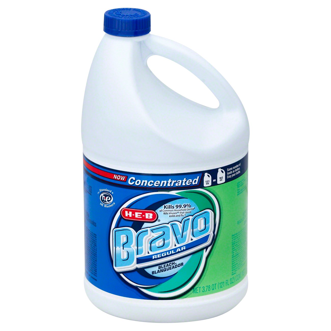 HEB Bravo Concentrated Regular Bleach Shop Bleach at HEB