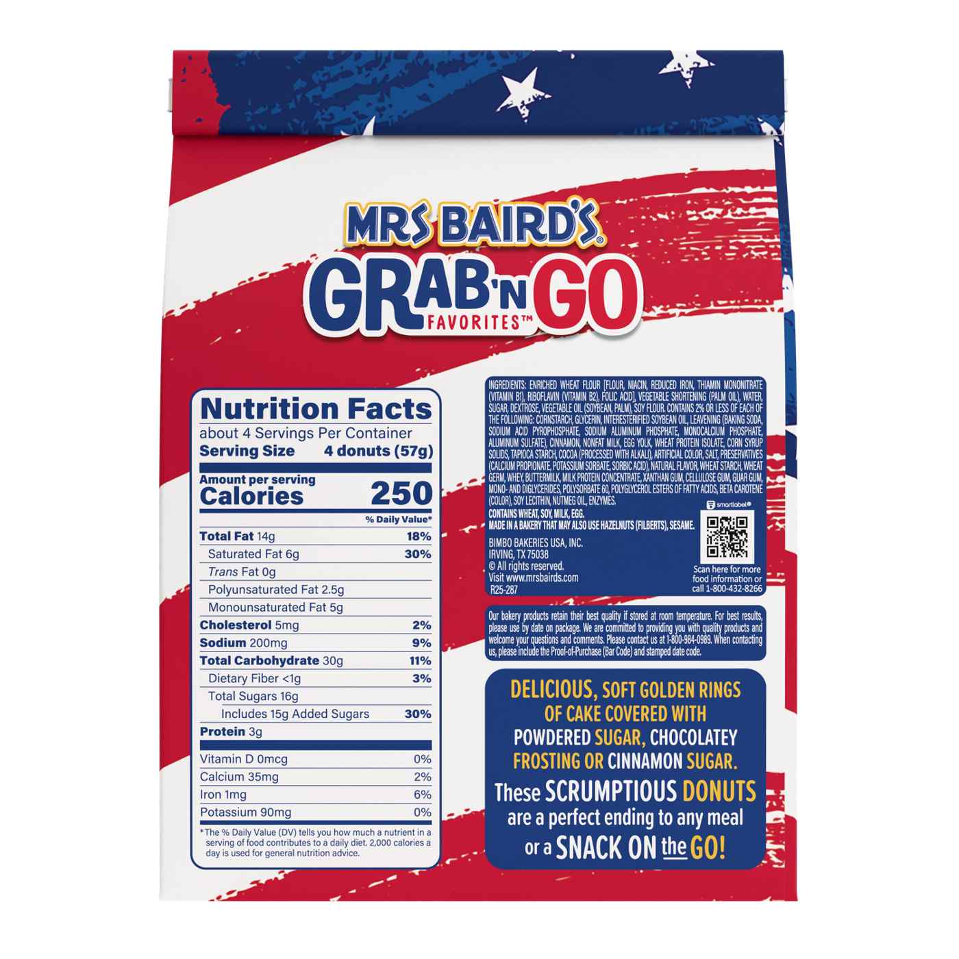 Mrs Baird's Grab 'n Go Favorites Cinnamon Sugar Donuts; image 4 of 7