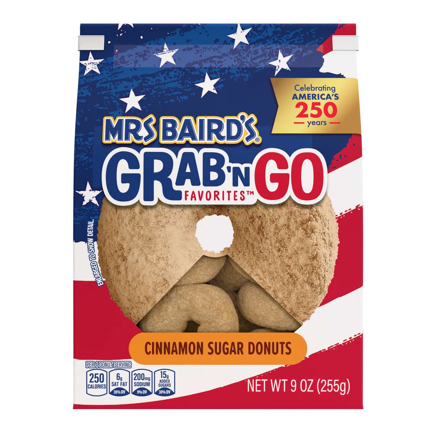 Mrs Baird's Grab 'n Go Favorites Cinnamon Sugar Donuts; image 6 of 7