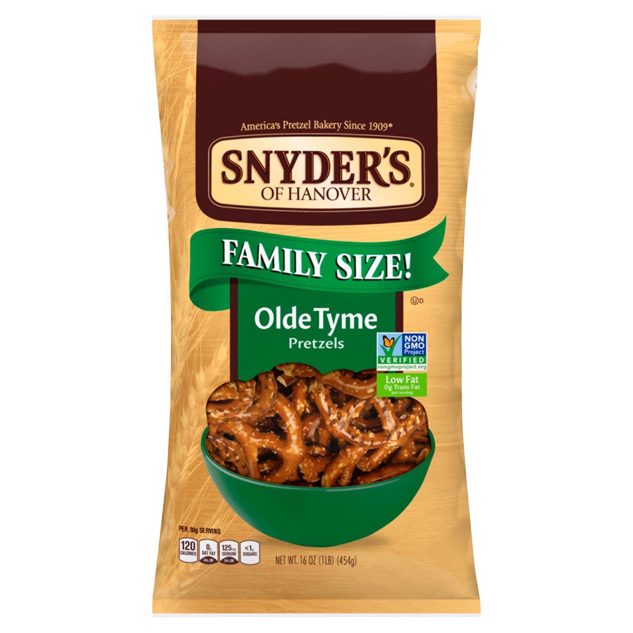 Snyder's of Hanover Olde Tyme Pretzels Family Size Shop Snacks