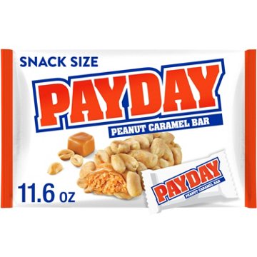 Payday Peanut Caramel Snack Size Candy
