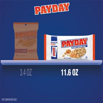 Payday Peanut Caramel Snack Size Candy