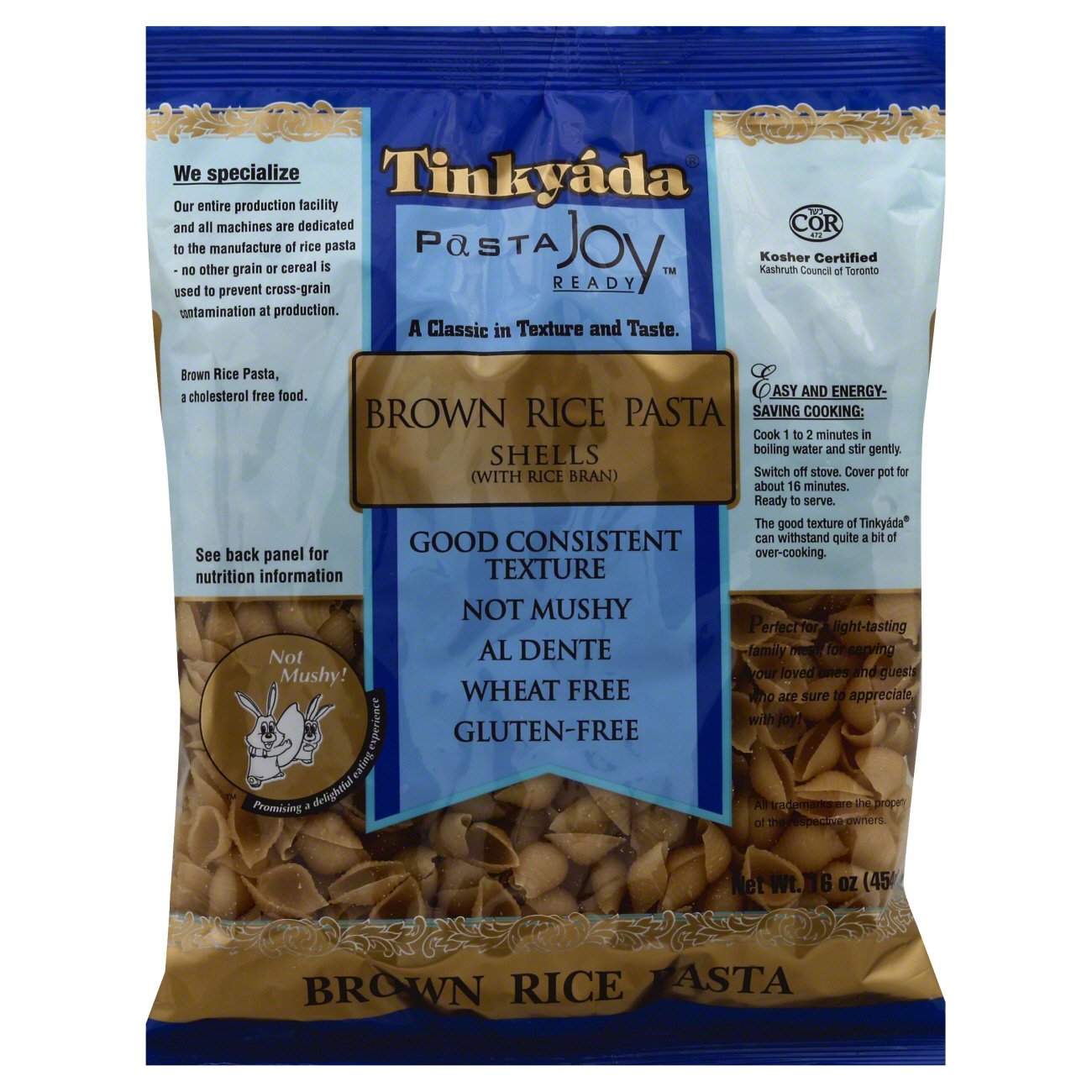 Tinkyada Gluten-Free Brown Rice Shells - Shop Pasta & Rice at H-E-B