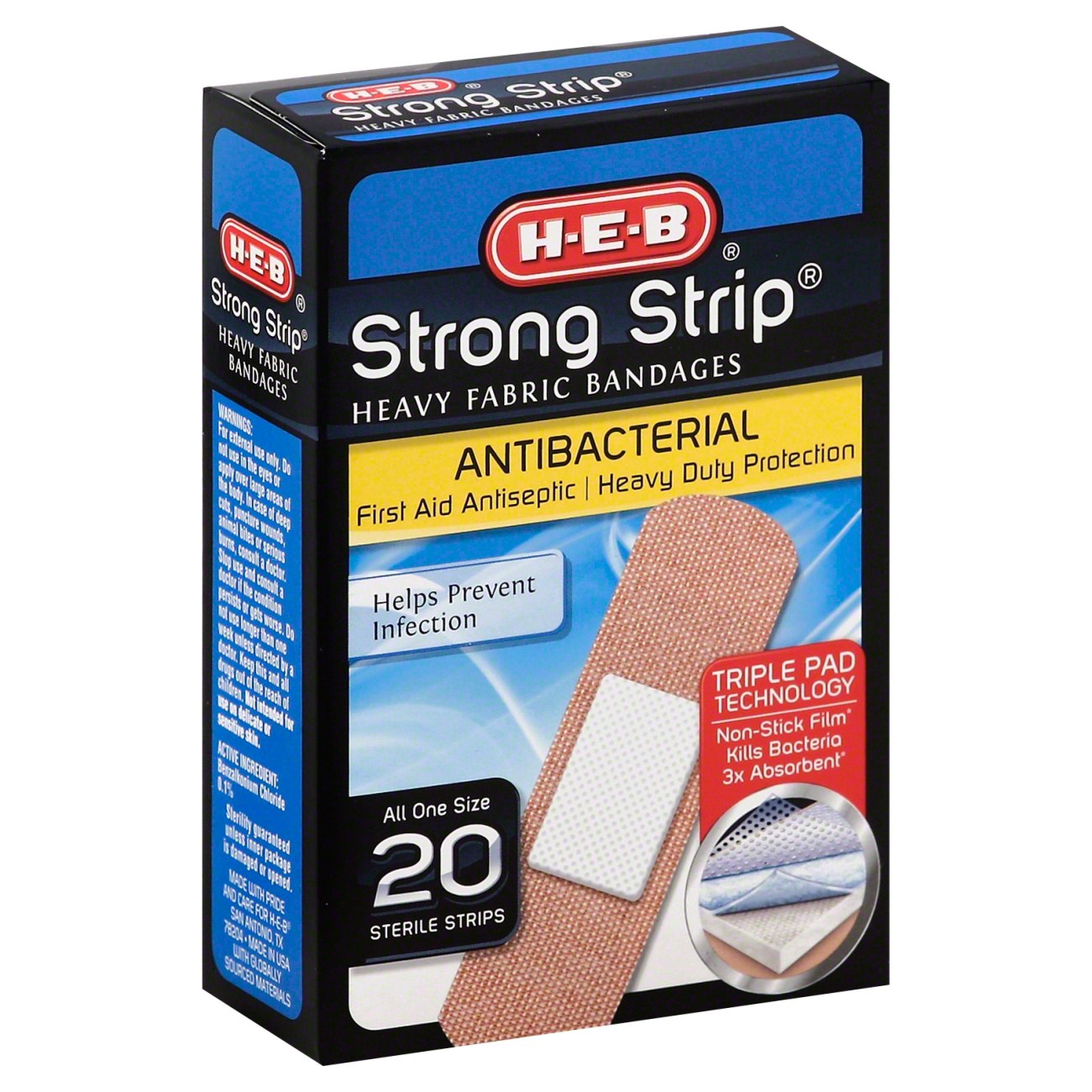 HEB Heavy Flexible Fabric First Aid Bandages Shop Medicines