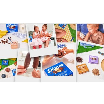 Diana's Bananas Frozen Dark Chocolate-Covered Banana Snacks