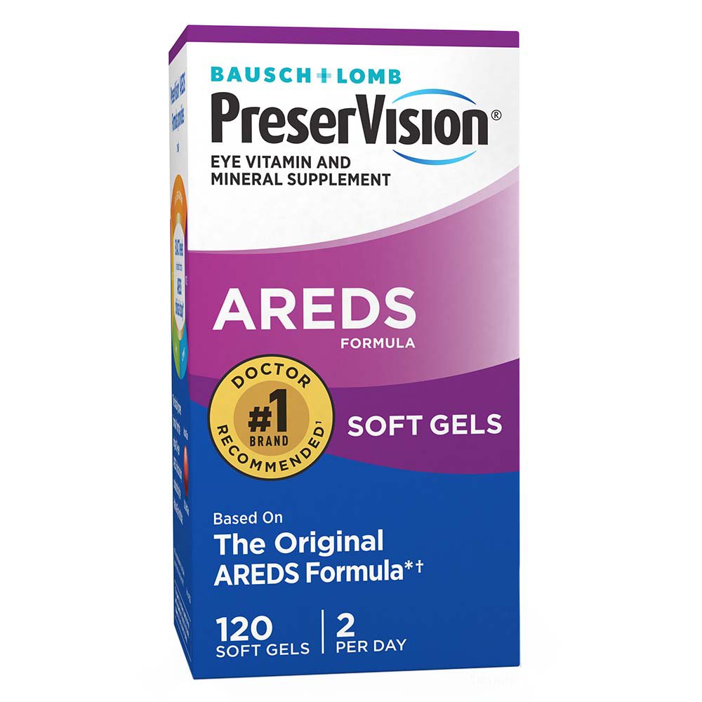 Bausch & Lomb PreserVision AREDS Formula Softgels - Shop Multivitamins ...