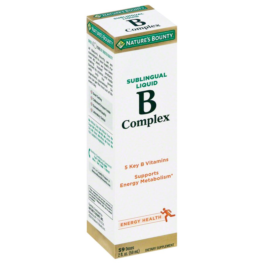 Nature's Bounty B Complex Sublingual Liquid - Shop Vitamins A-Z At H-E-B