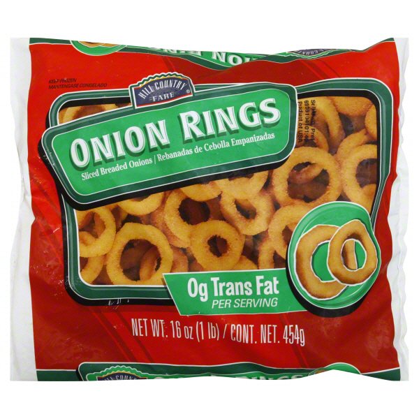 Thick Sliced Battered Onion Rings - 16 Oz. Bag