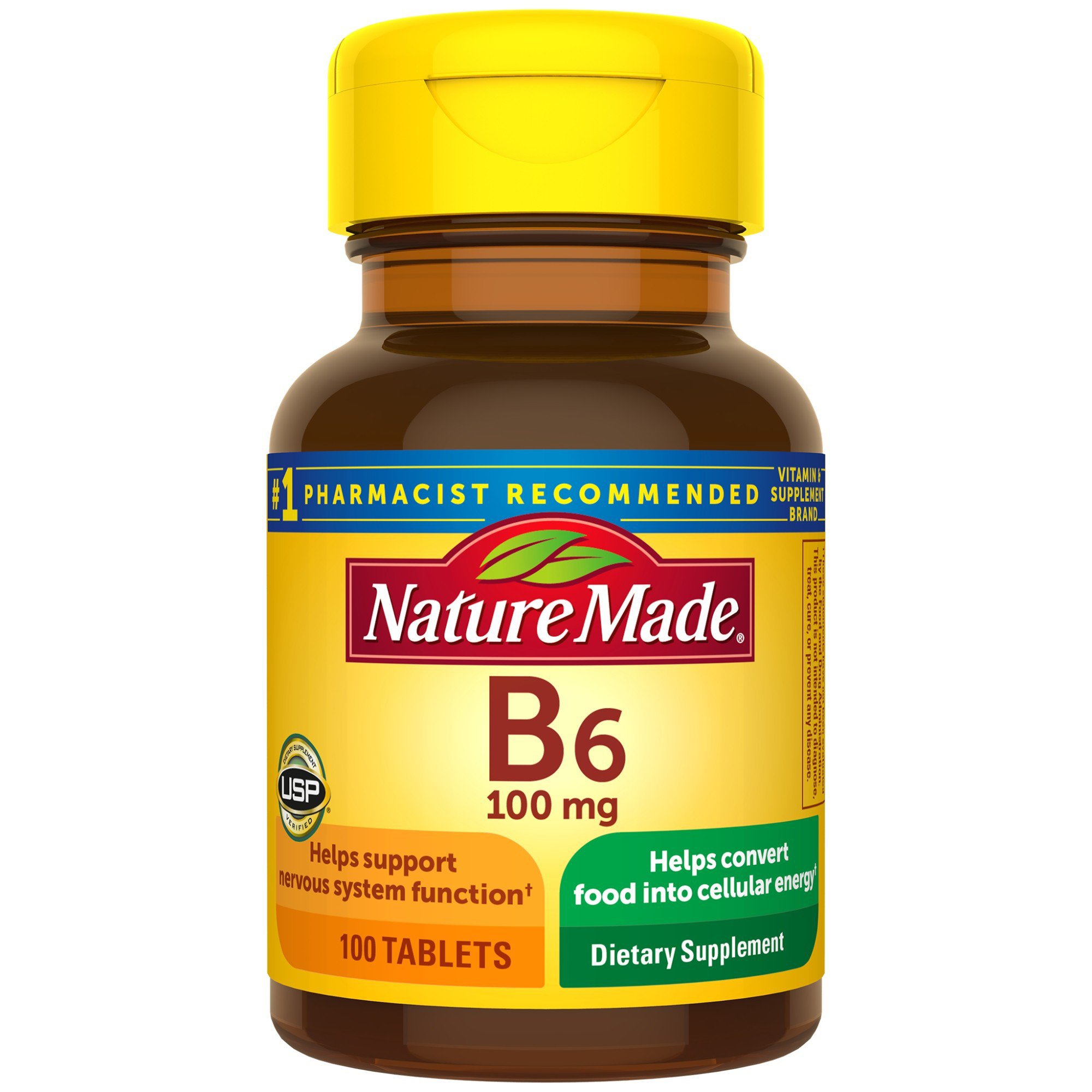 Nature Made Vitamin B-6 100 Mg Tablets - Shop Vitamins A-Z At H-E-B