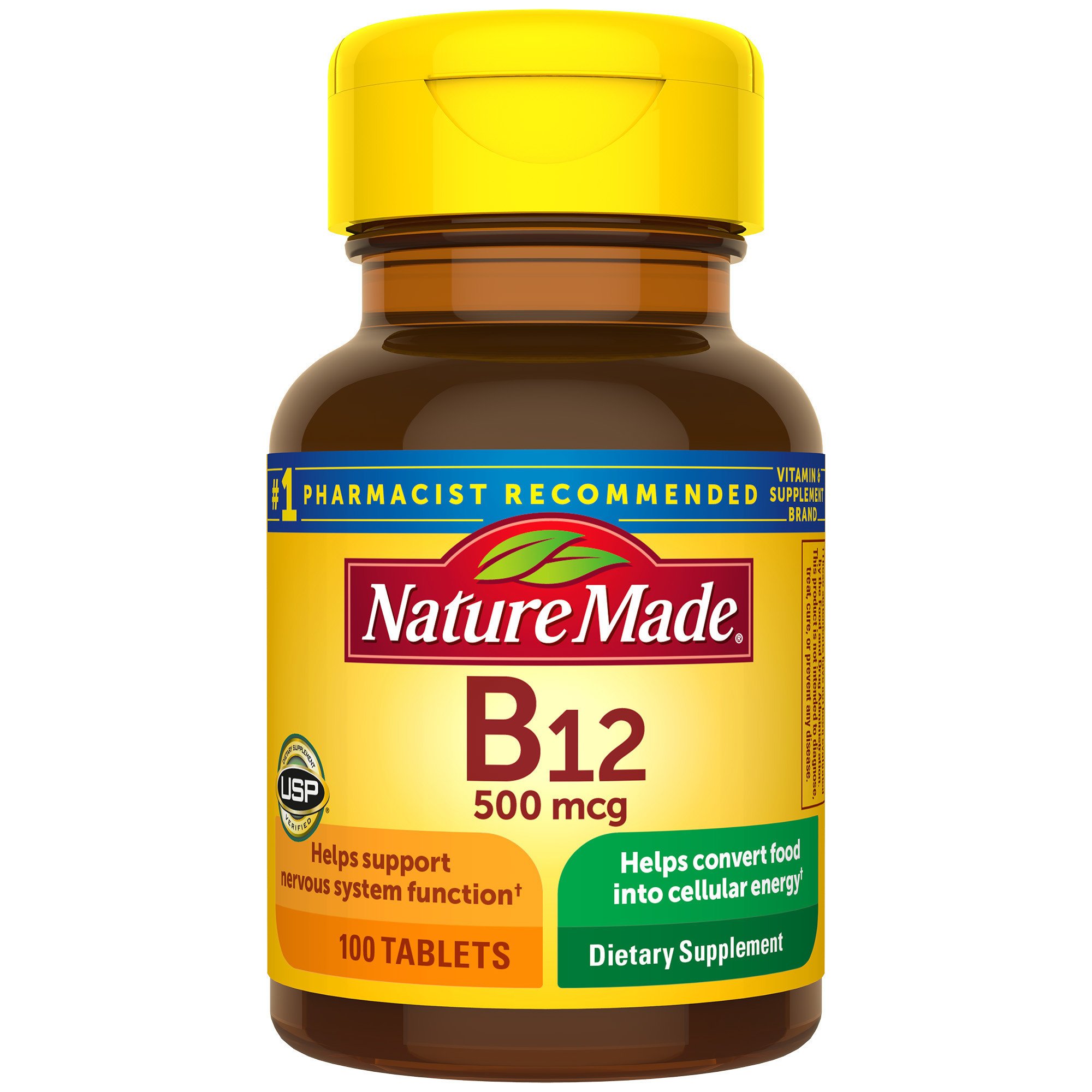 Nature Made Vitamin B-12 500 mg Tablets - Shop Vitamins A ...