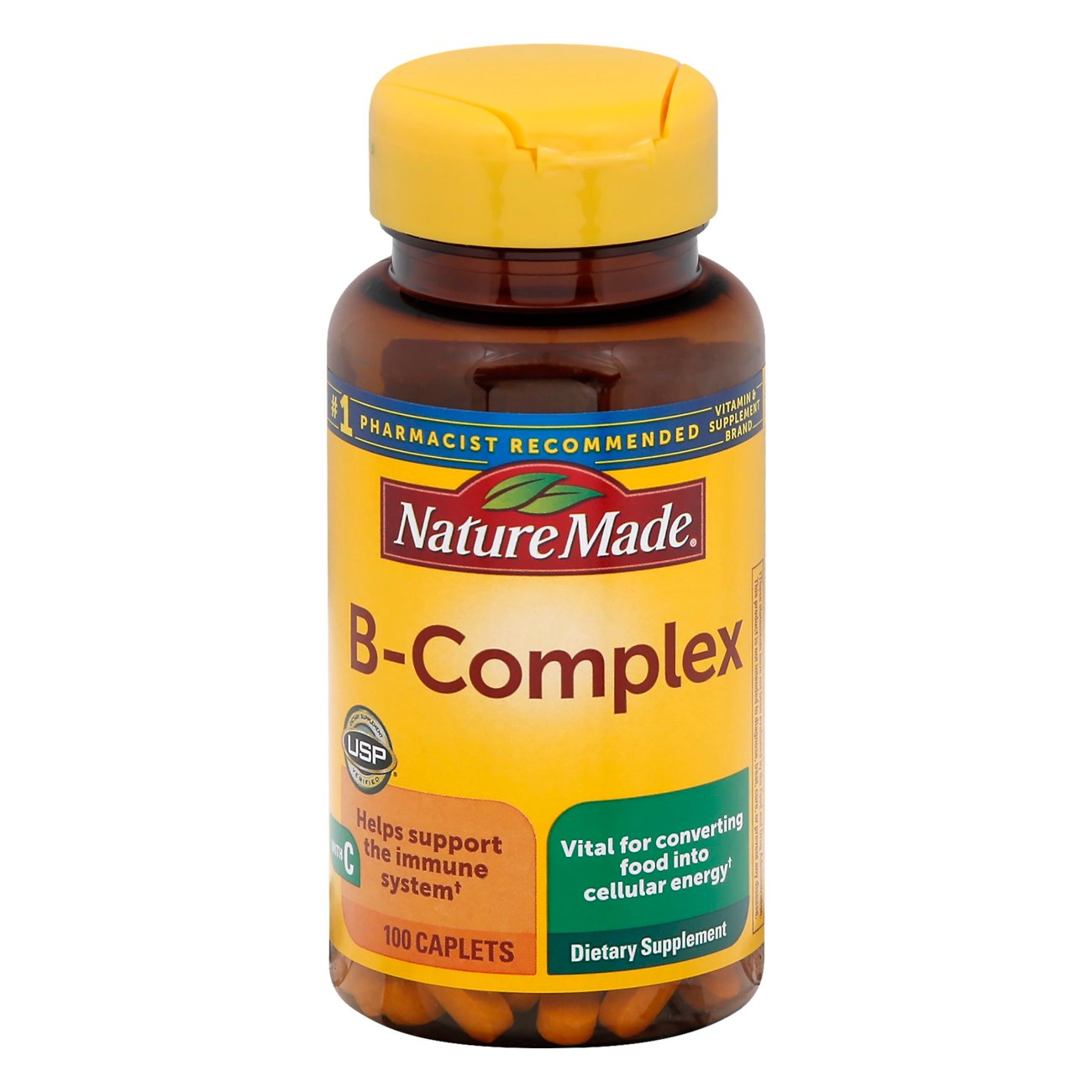 Nature Made B-Complex With Vitamin C Caplets - Shop Vitamins ...