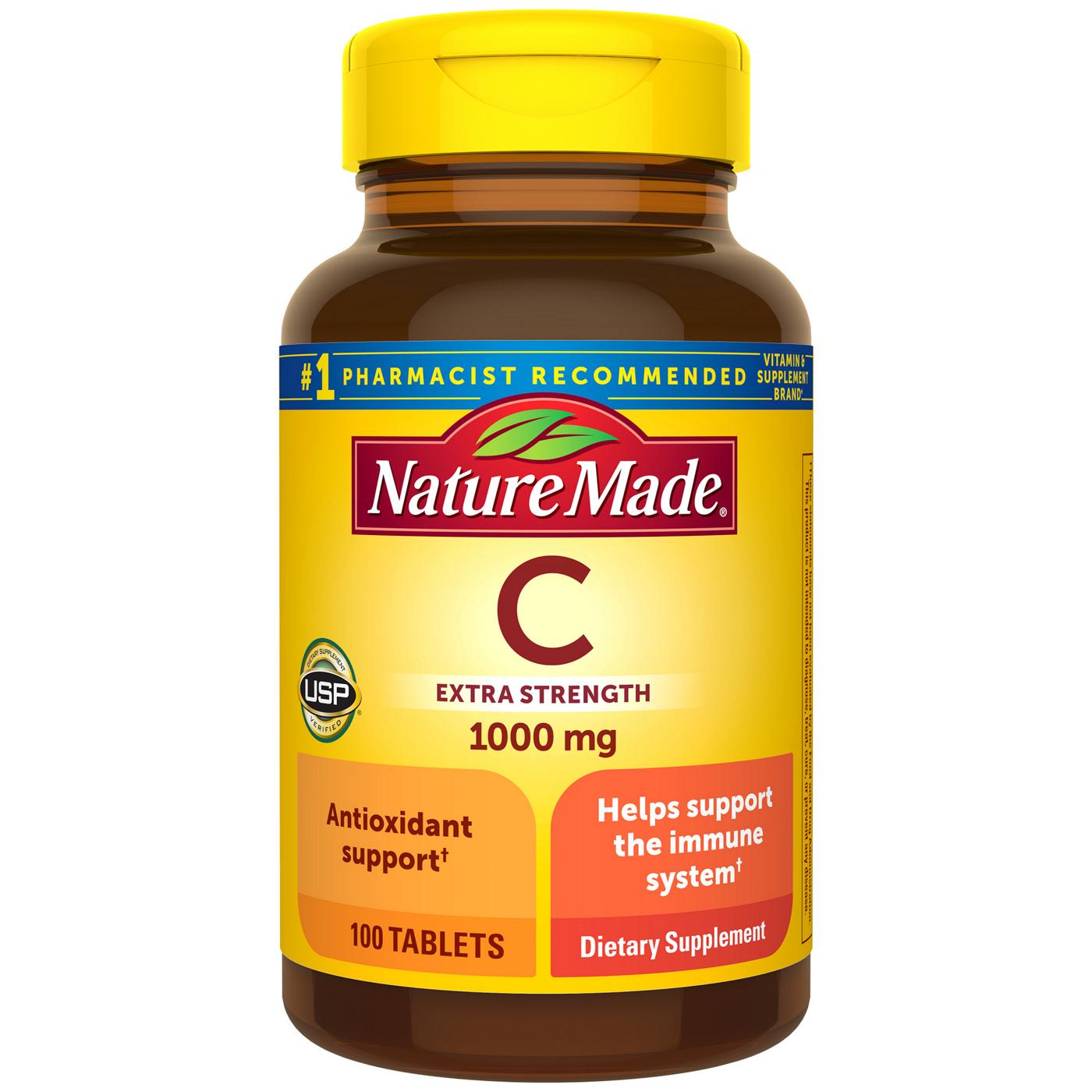 Nature Made Vitamin C 1000 mg Tablets; image 1 of 6