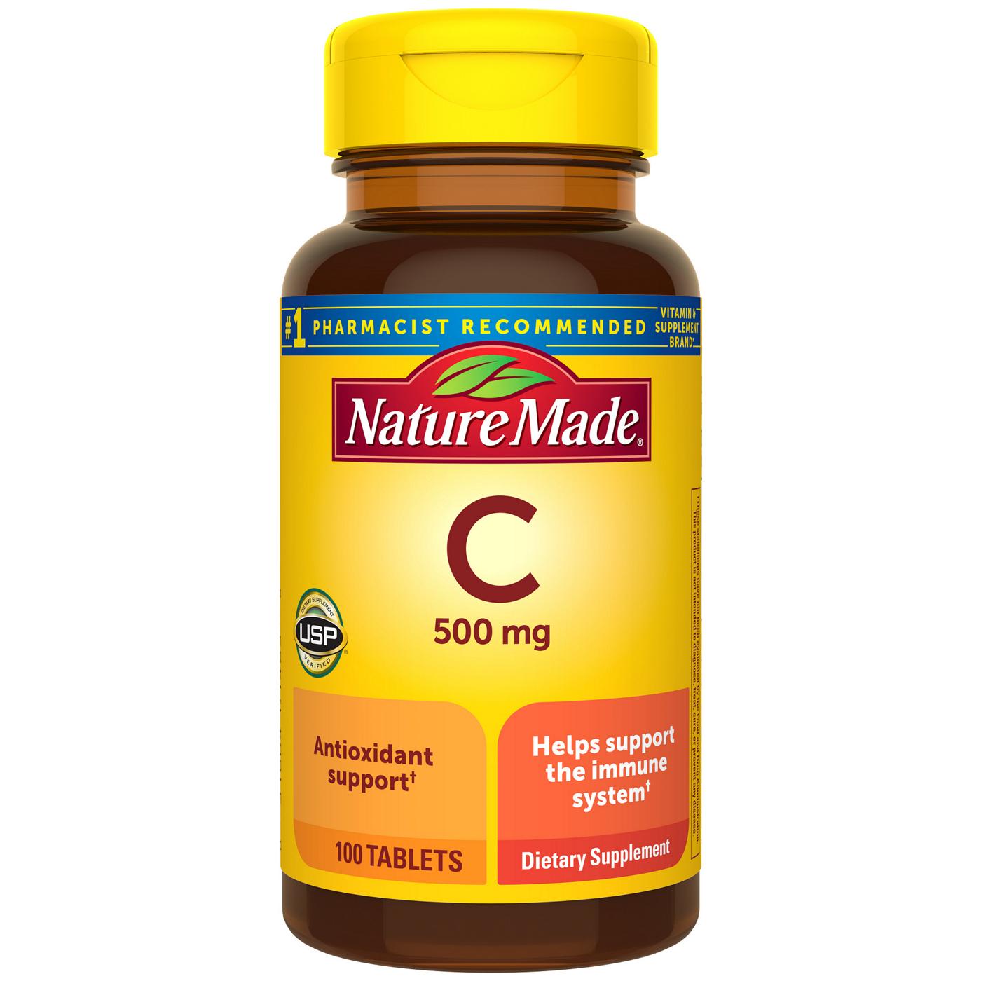 Nature Made Vitamin C 500 mg Tablets; image 1 of 6