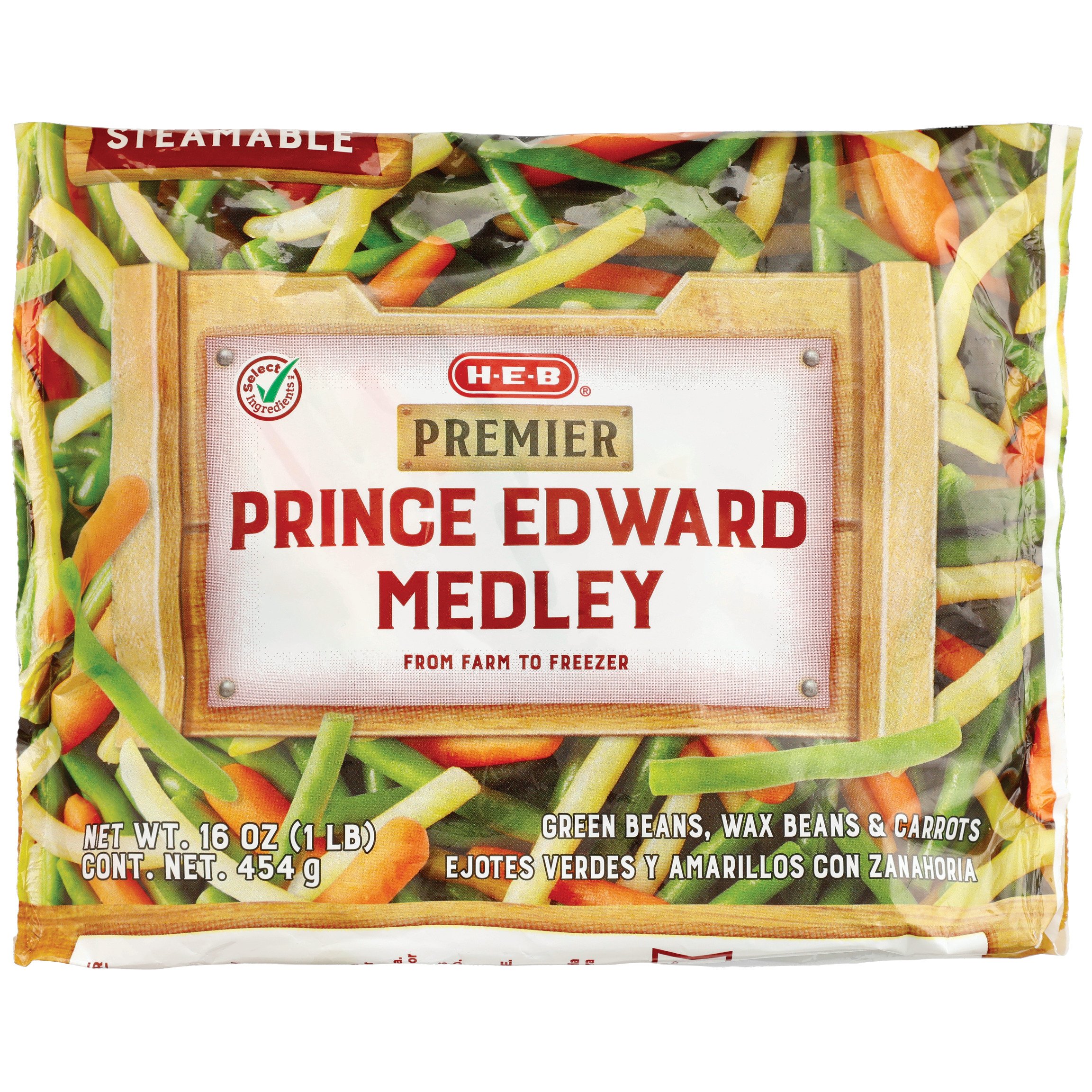 HEB Premier Steamable Prince Edward Medley Shop Mixed Vegetables at