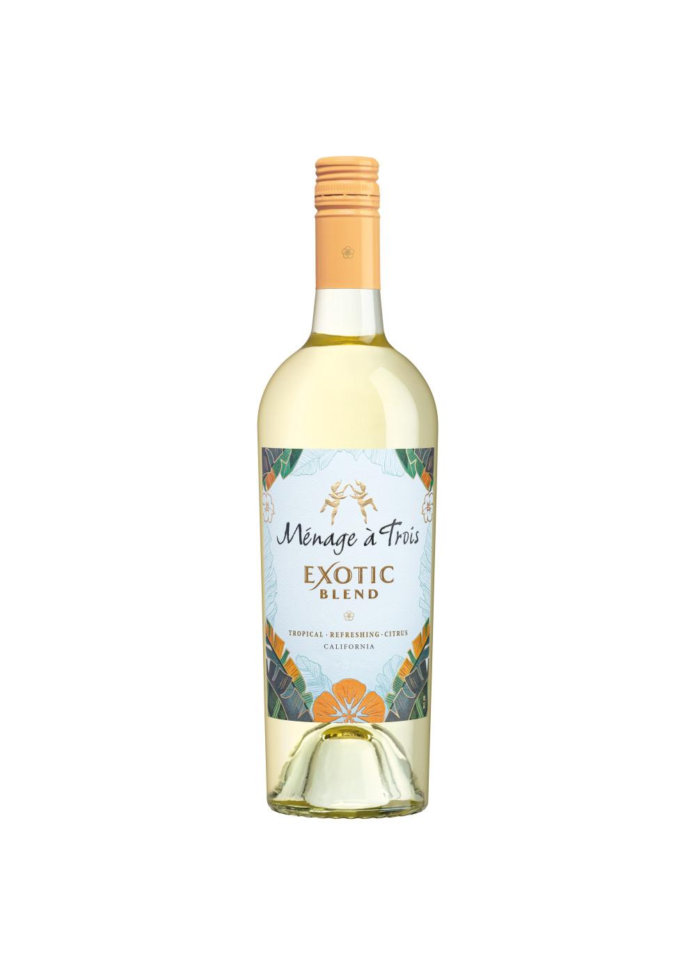 Ménage à Trois Exotic White Wine Blend; image 1 of 4