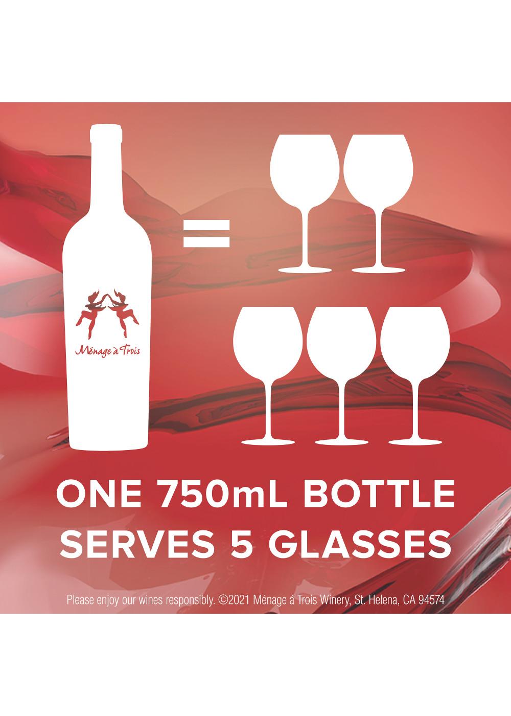 Menage A Trois Red Blend Wine Shop Wine at HEB