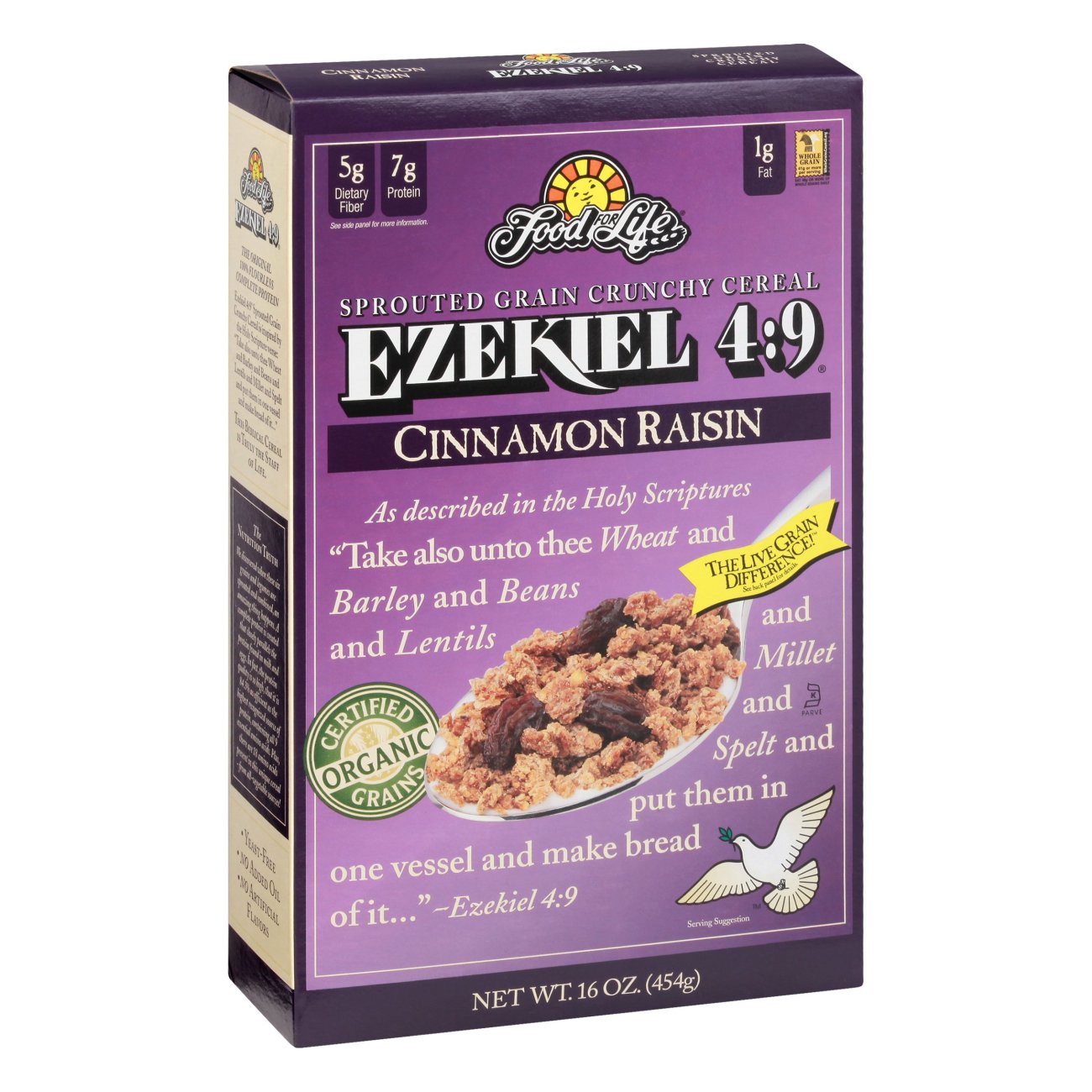 Food For Life Ezekiel 49 Cinnamon Raisin Cereal Shop Cereal at HEB