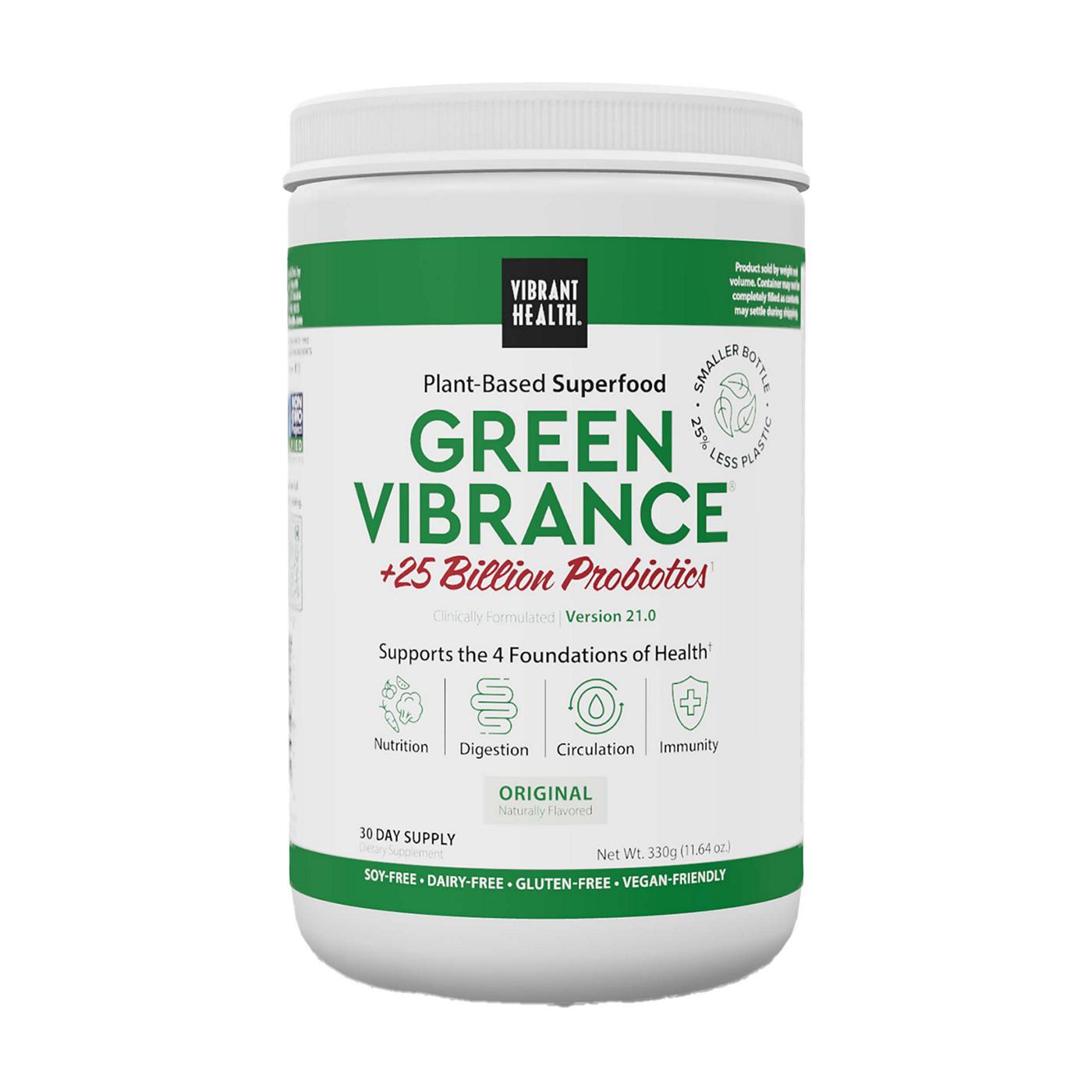 Vibrant Health Green Vibrance Superfood Powder - Orginal; image 1 of 2