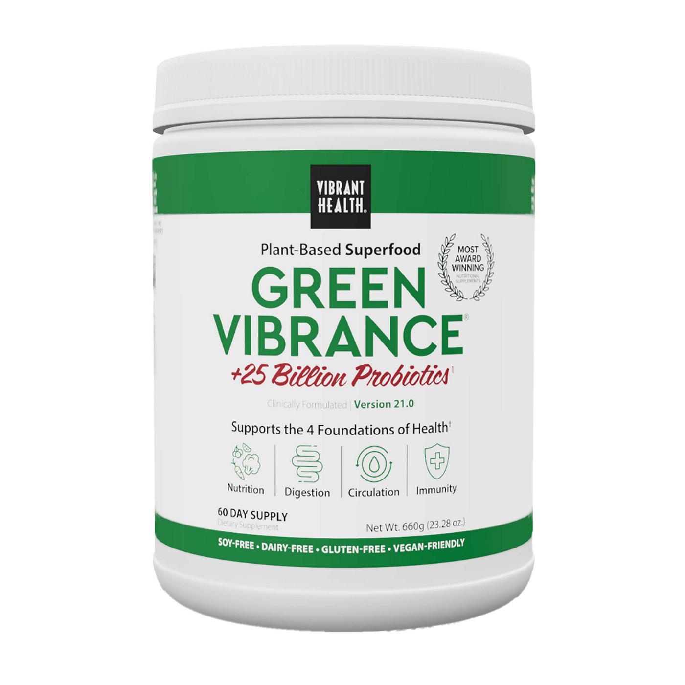 Vibrant Health Green Vibrance Superfood Powder; image 1 of 5