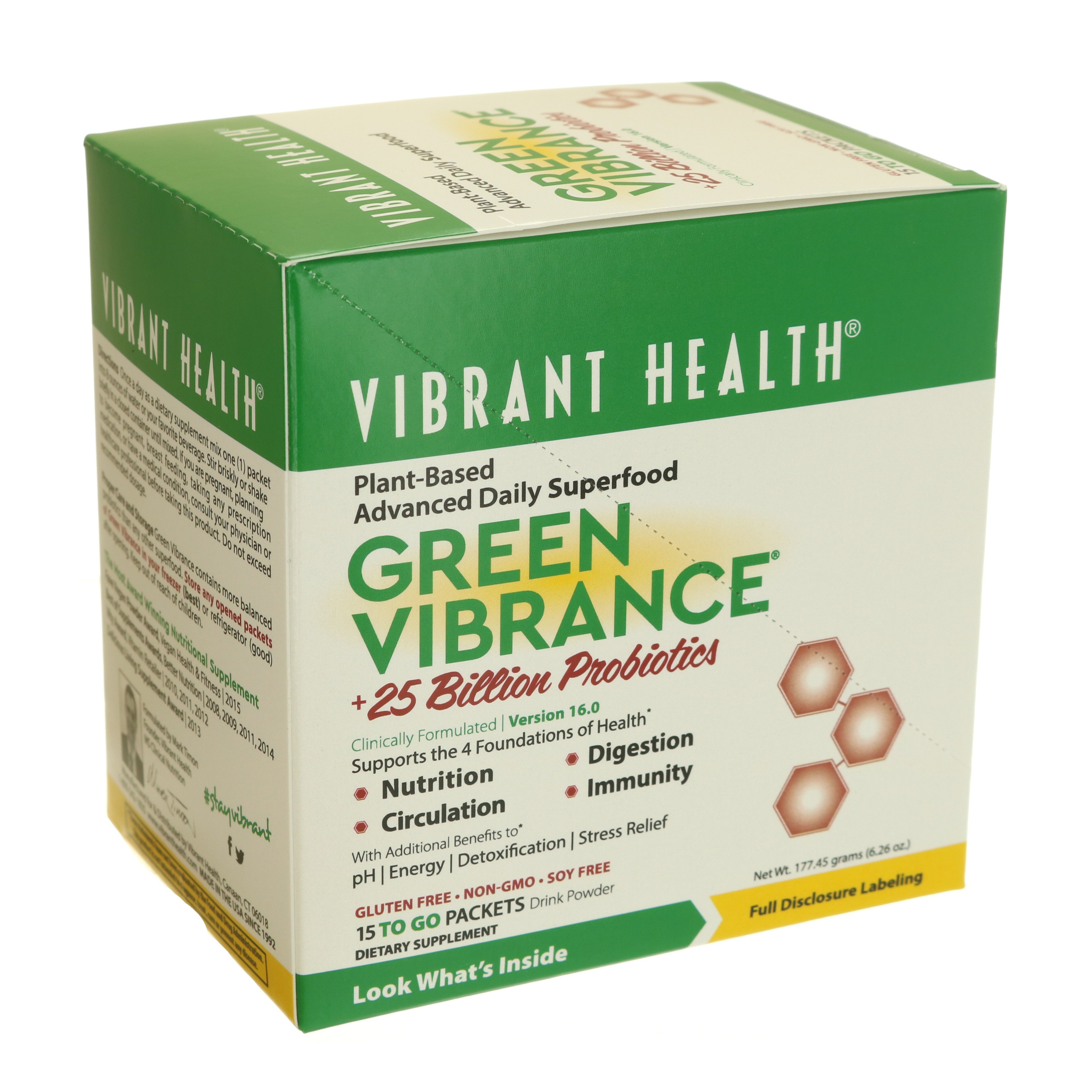 Vibrant Health Green Vibrance Organic Greens And Freeze Dried Grass