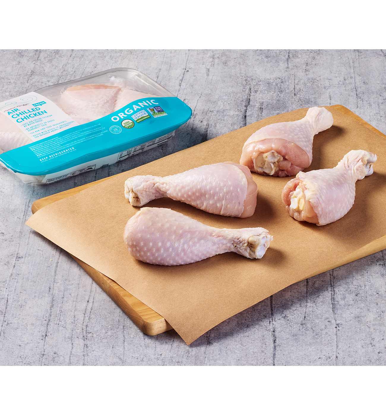 Central Market Organic Air-Chilled Chicken Drumsticks; image 2 of 4