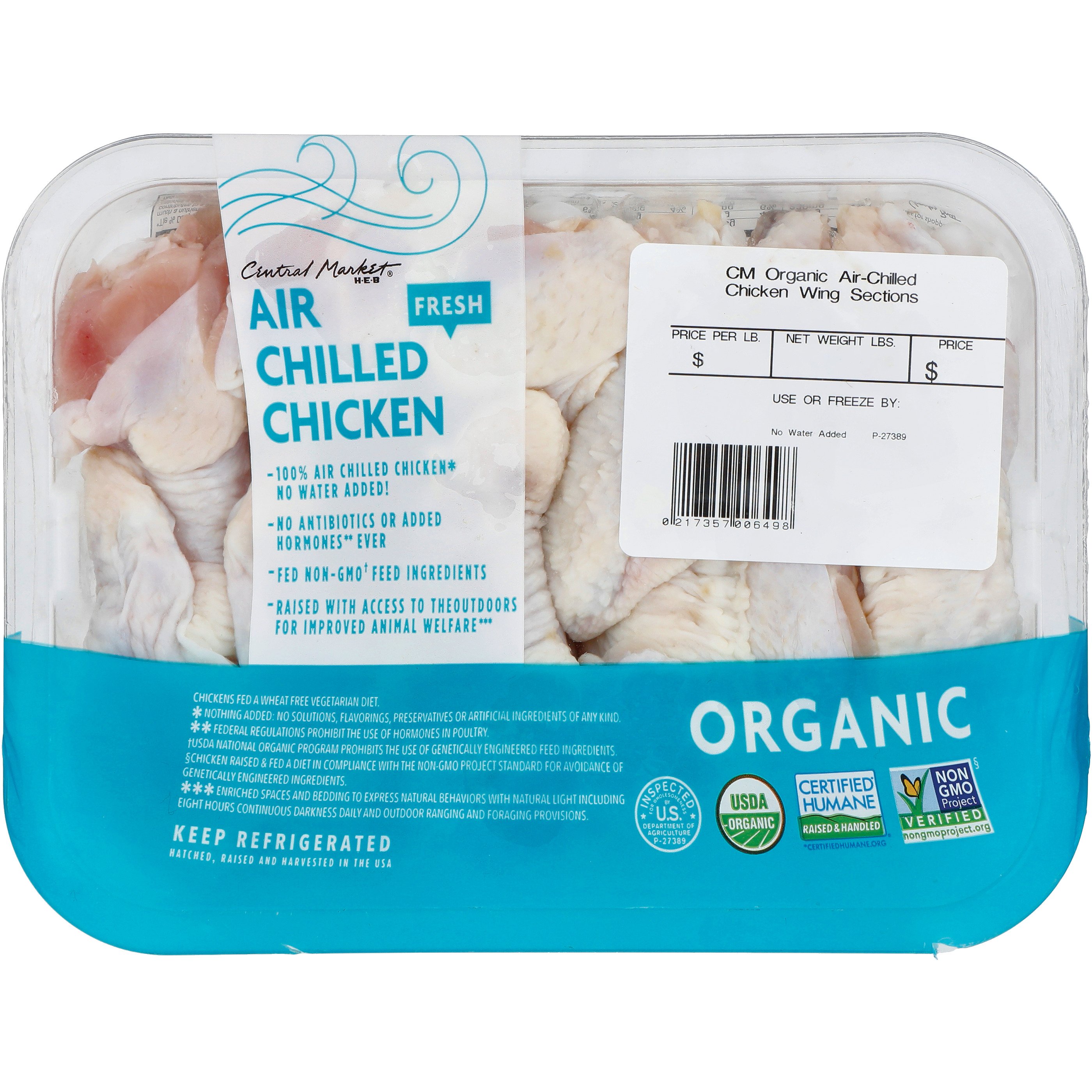 Central Market Organic Air-Chilled Chicken Wings