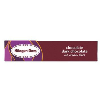 Häagen-Dazs Chocolate Dark Chocolate Ice Cream Bars, 3 ct