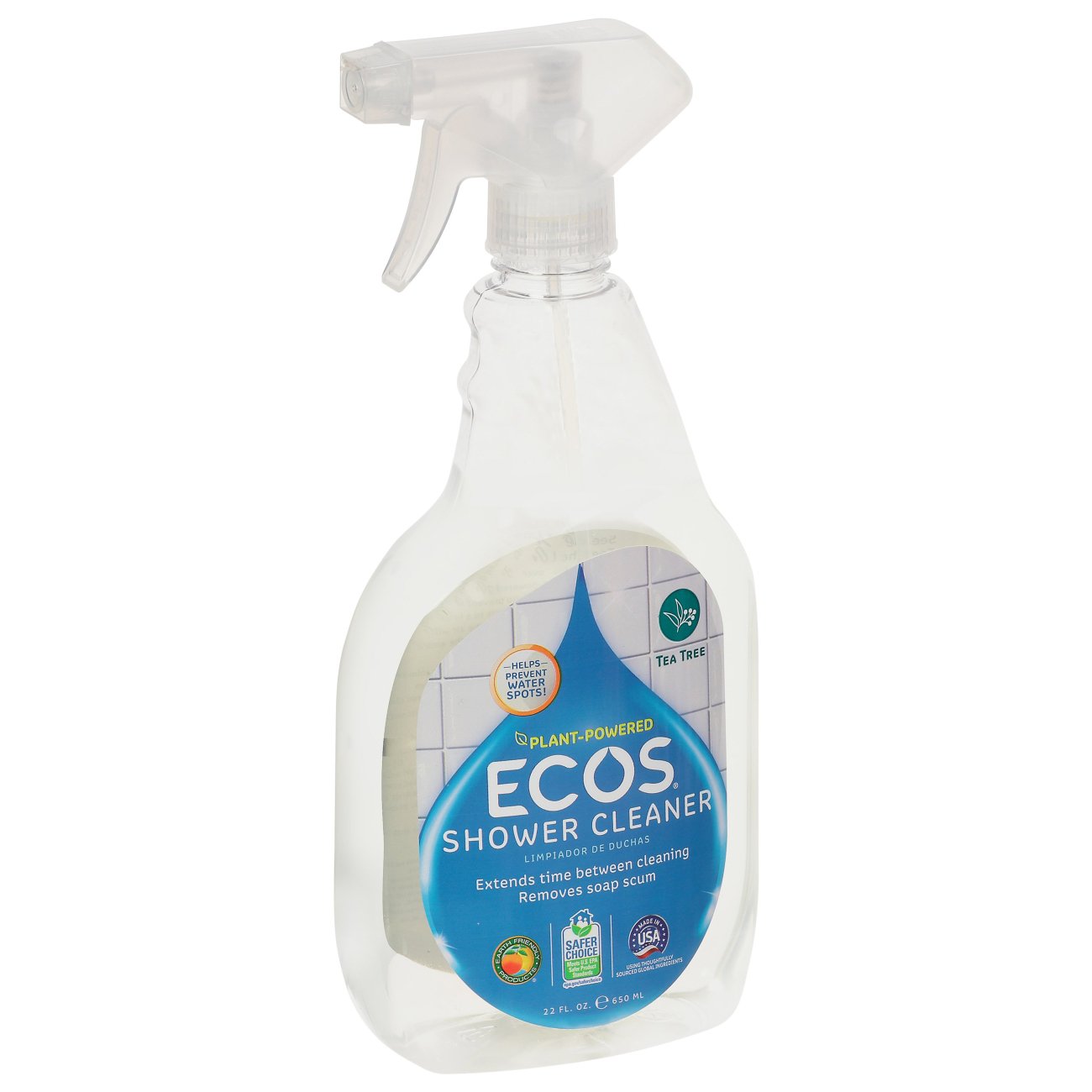 Earth Friendly Shower Cleaner, PlantPowered, Tea Tree Shop Cleaners