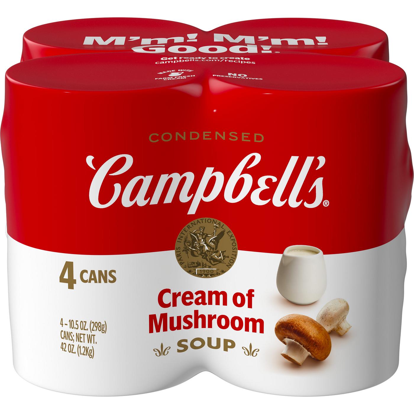 Campbell's Condensed Cream of Mushroom Soup; image 1 of 7