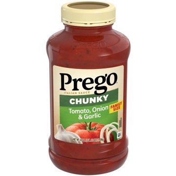 Prego Chunky Tomato, Onion & Garlic Pasta Sauce, 45 oz