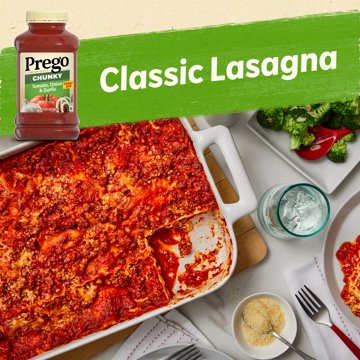 Prego Chunky Tomato, Onion & Garlic Pasta Sauce, 45 oz