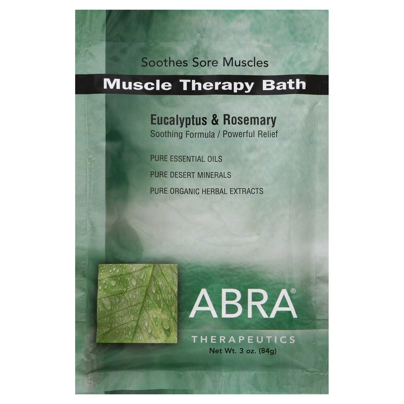 ABRA Therapeutics Abra Muscle Therapy Bath 3 Ounce Shop Bubble Bath