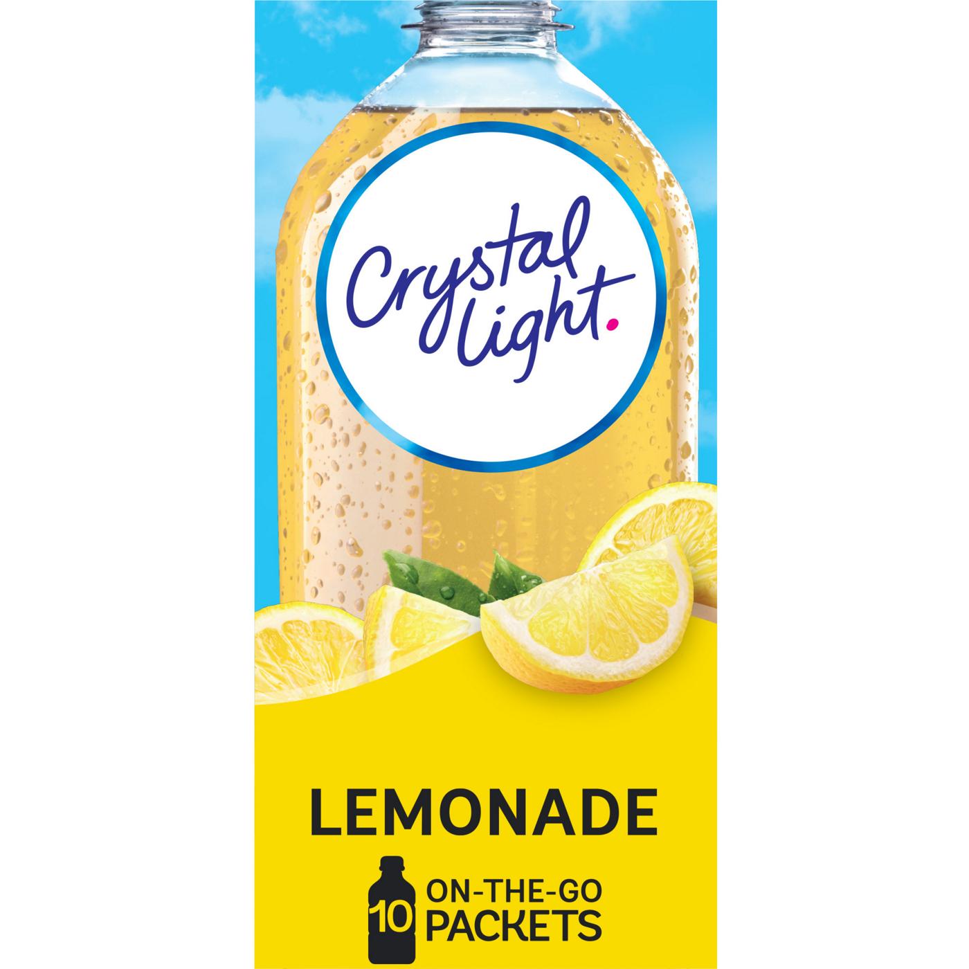 Crystal Light On the Go Natural Lemonade Drink Mix; image 1 of 8