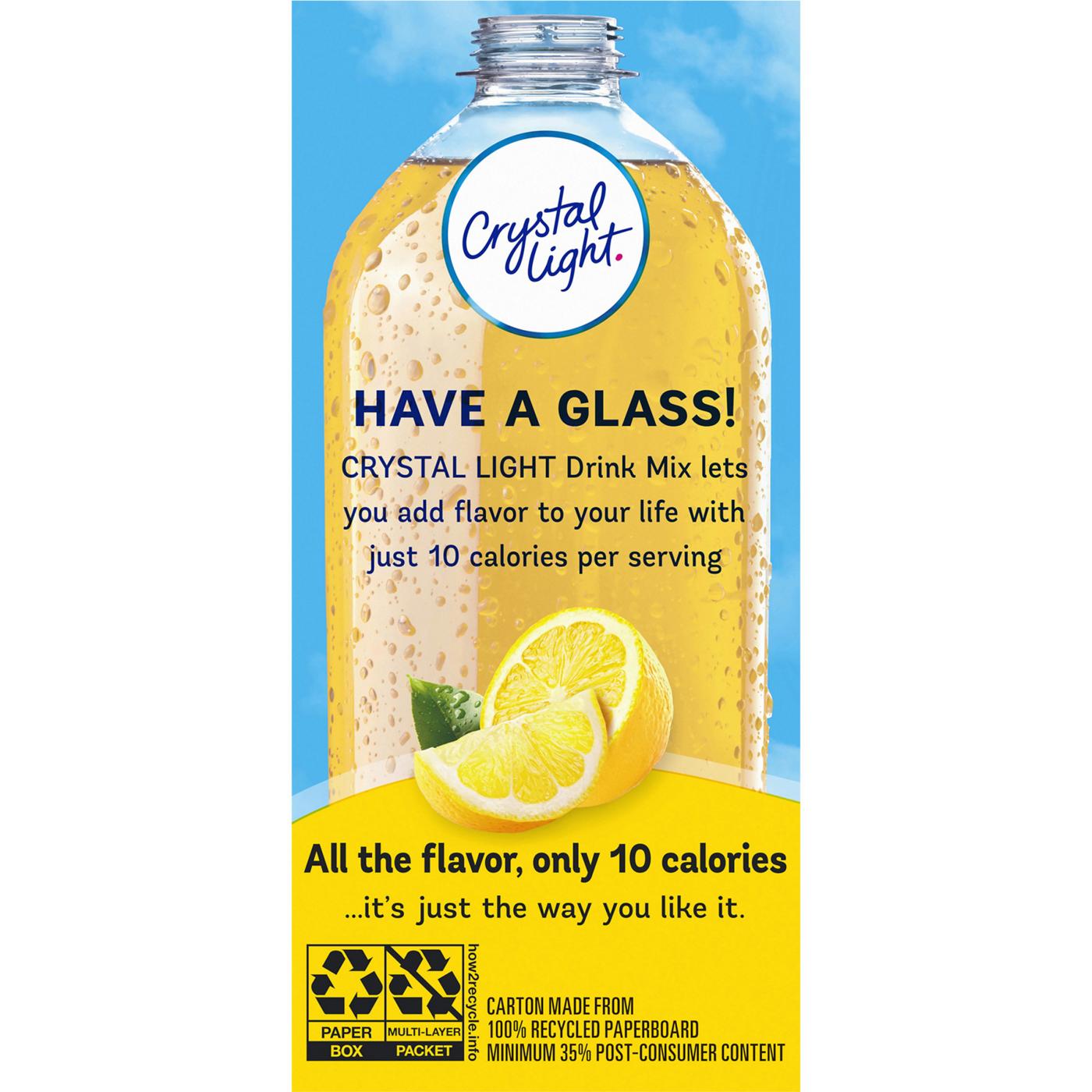 Crystal Light On the Go Natural Lemonade Drink Mix; image 8 of 8