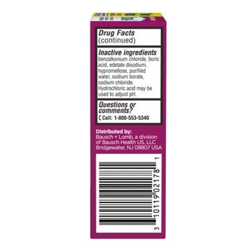 Bausch & Lomb Opcon-A Eye Allergy Relief Drops, 2 pk