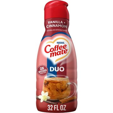 Nestle Coffee Mate Liquid Coffee Creamer - Vanilla & Cinnamon, 32 oz