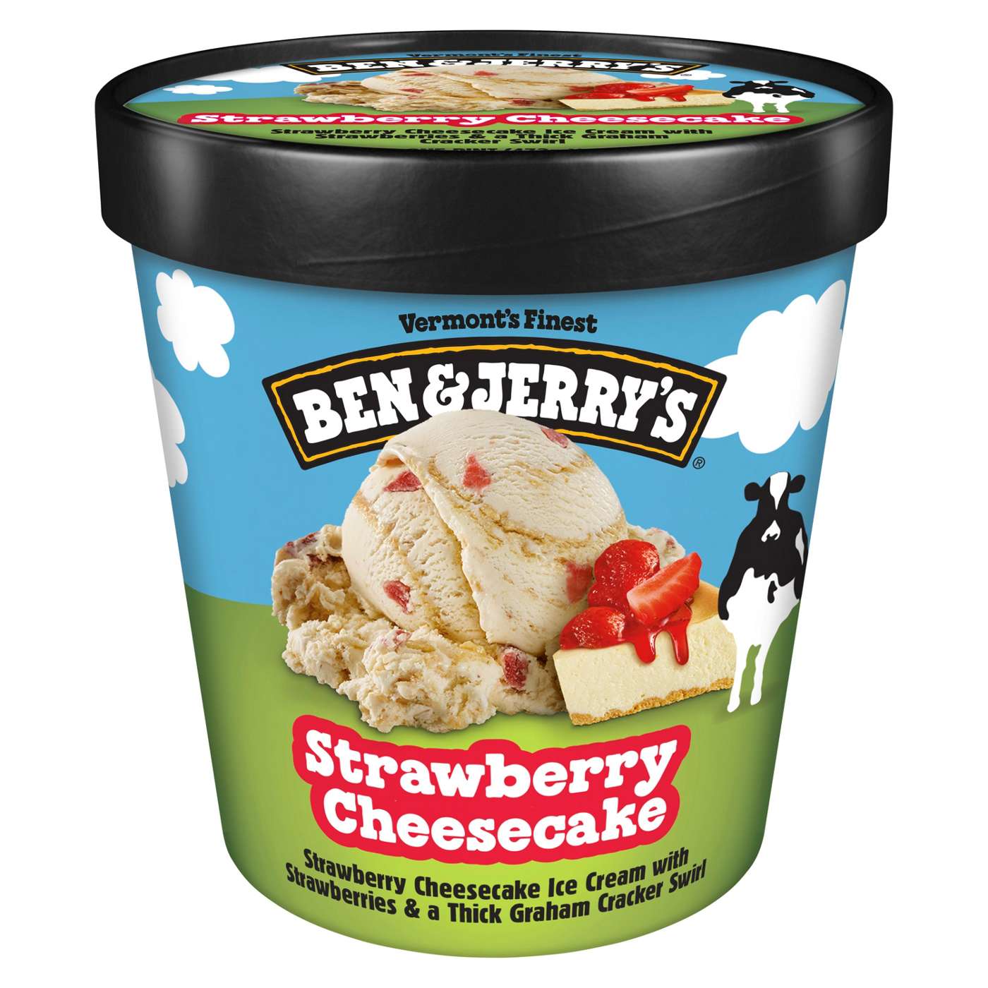 Ben & Jerry's Strawberry Cheesecake Ice Cream; image 1 of 4
