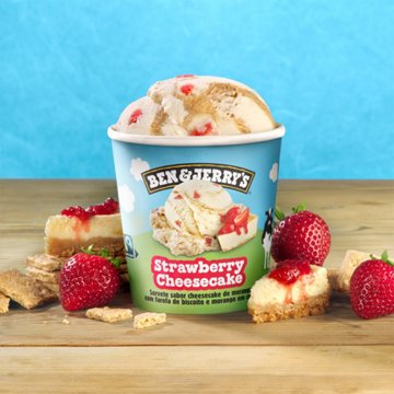Ben & Jerry's Strawberry Cheesecake Ice Cream