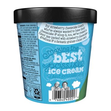 Ben & Jerry's Strawberry Cheesecake Ice Cream